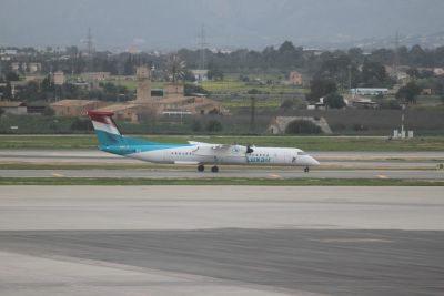 Februar 2026 | LX-LQA | De Havilland Canada Dash 8-400 | Luxair | Flughafen Palma de Mallorca (LEPA/PMI) 