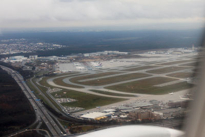 November 2017 | Flughafen Frankfurt (EDDF) &ouml;stlicher Teil mit Baustelle des neuen Terminal 3 im Hintergrund