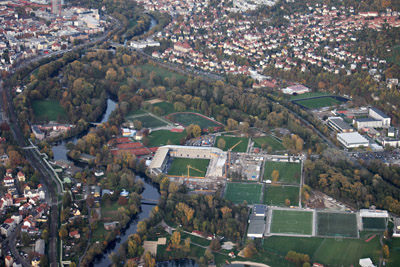 Oktober 2022 | Baustelle des Jenaer Ernst-Abbe-Stadions